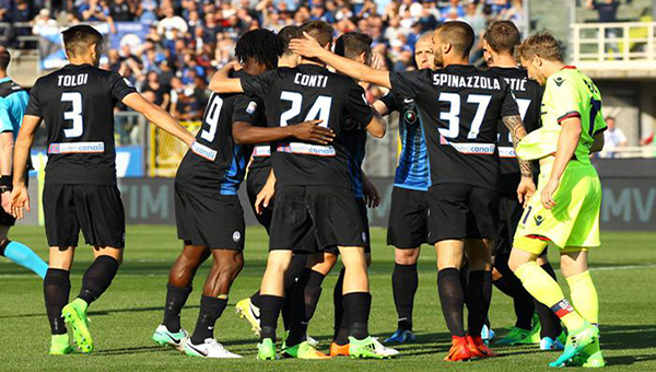 Foto Esultanza Giocatori Della Atalanta