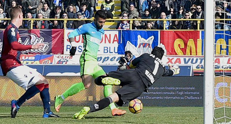 Gabigol Verso La Porta Del Bologna