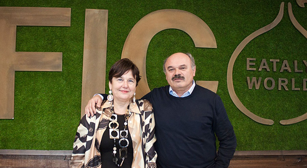 FICO Oscar Farinetti E Tiziana Primori