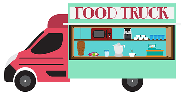 Immagine Disegnata Di Un Food Truck