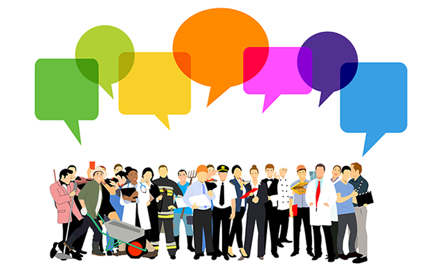 Gruppo Di Professionisti In Vari Settori