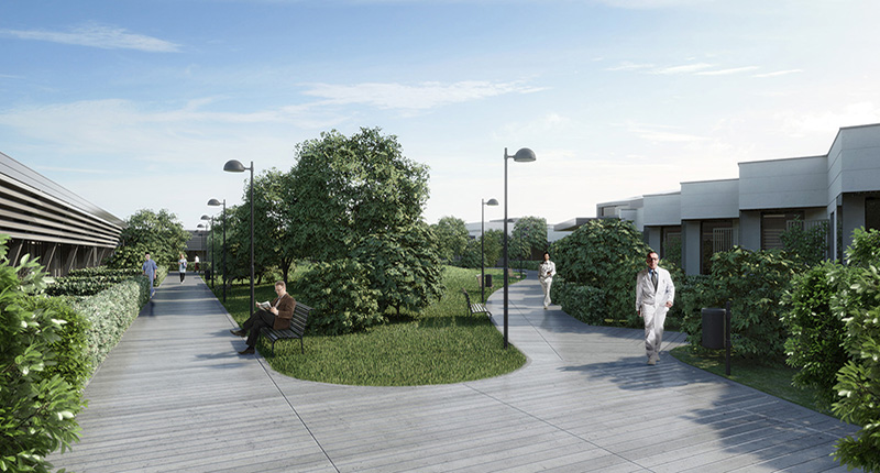 Nuova Villa Bellombra - Render_Esterni_Giardino interno photo © 2019 by GBA Studio srl _ Arch. Gianluca Brini (1)