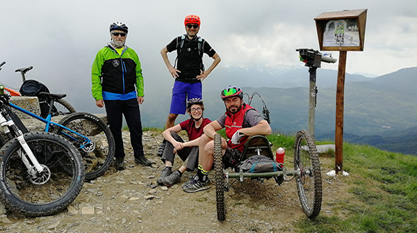 Handbike Su Monte Caio