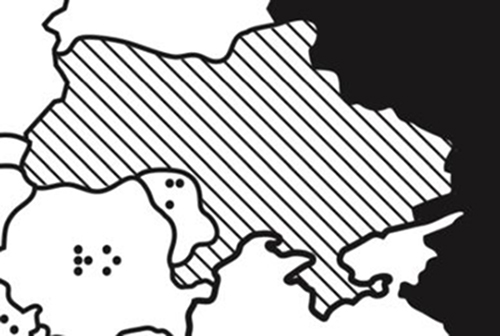 Mappa Tattile Ucraina