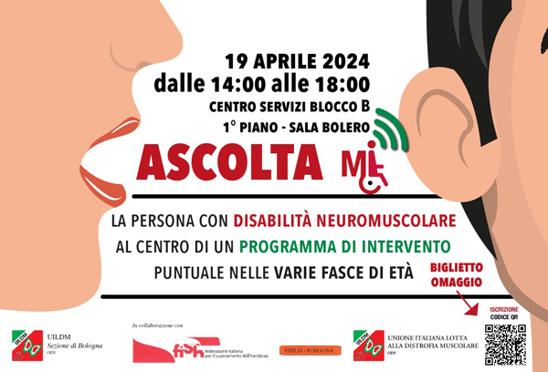 Volantino Iniziativa UILDM Bologna
